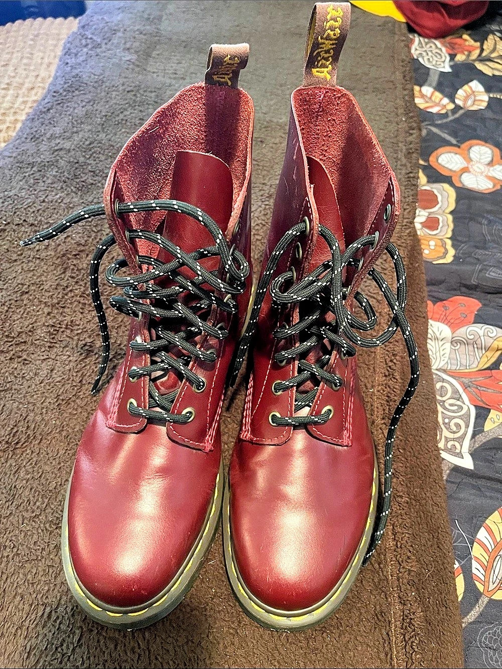 Dr. Martens 1460 Pascal Virginia Leather Boots Pascal Virginia Leather Combat